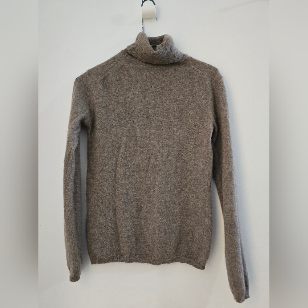 KOAN Cozy Brown Turtleneck  Cashmere Sweater